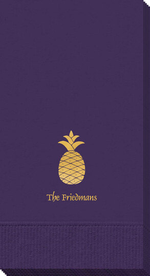 Hawaiian Pineapple Guest Towels